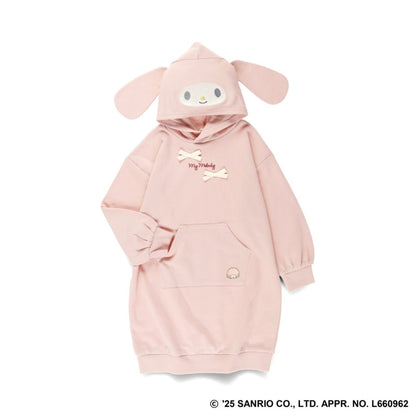 日本童裝 Branshes x Sanrio 連帽衛衣裙 80-150cm 女童款 秋季 DRESSES