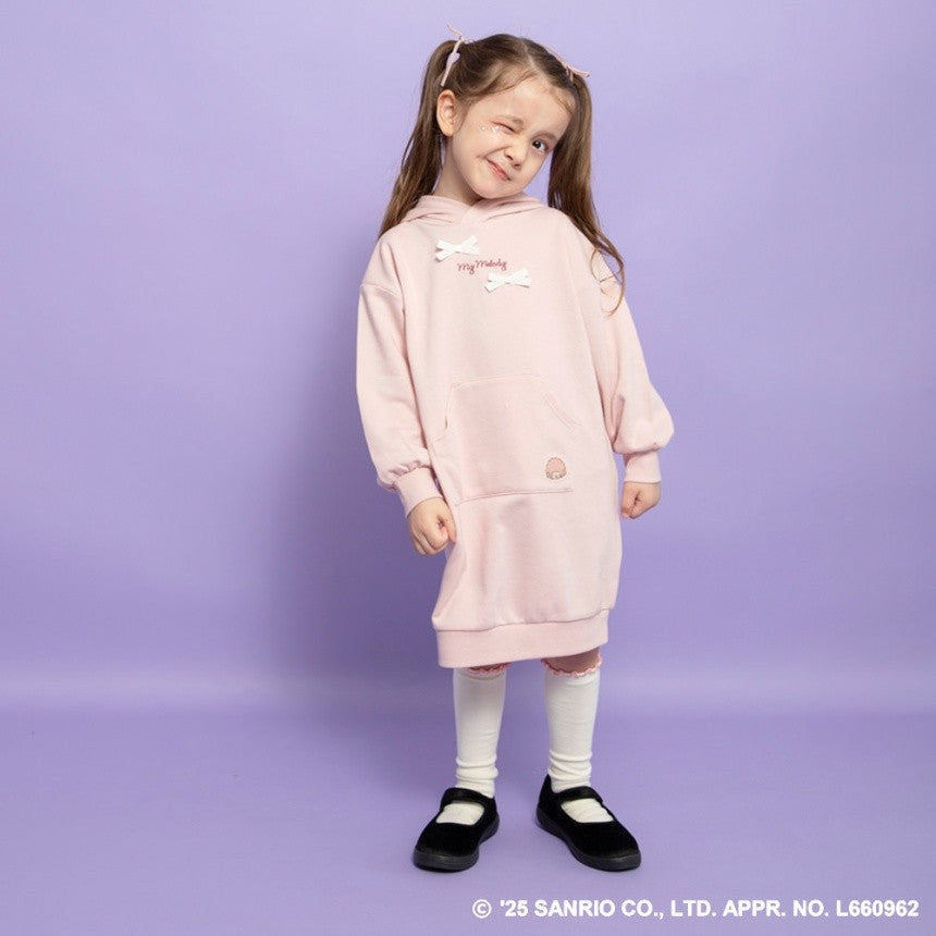 日本童裝 Branshes x Sanrio 連帽衛衣裙 80-150cm 女童款 秋季 DRESSES