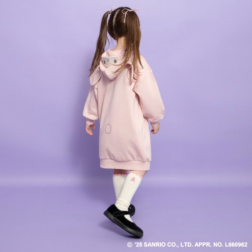 日本童裝 Branshes x Sanrio 連帽衛衣裙 80-150cm 女童款 秋季 DRESSES