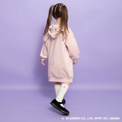 日本童裝 Branshes x Sanrio 連帽衛衣裙 80-150cm 女童款 秋季 DRESSES