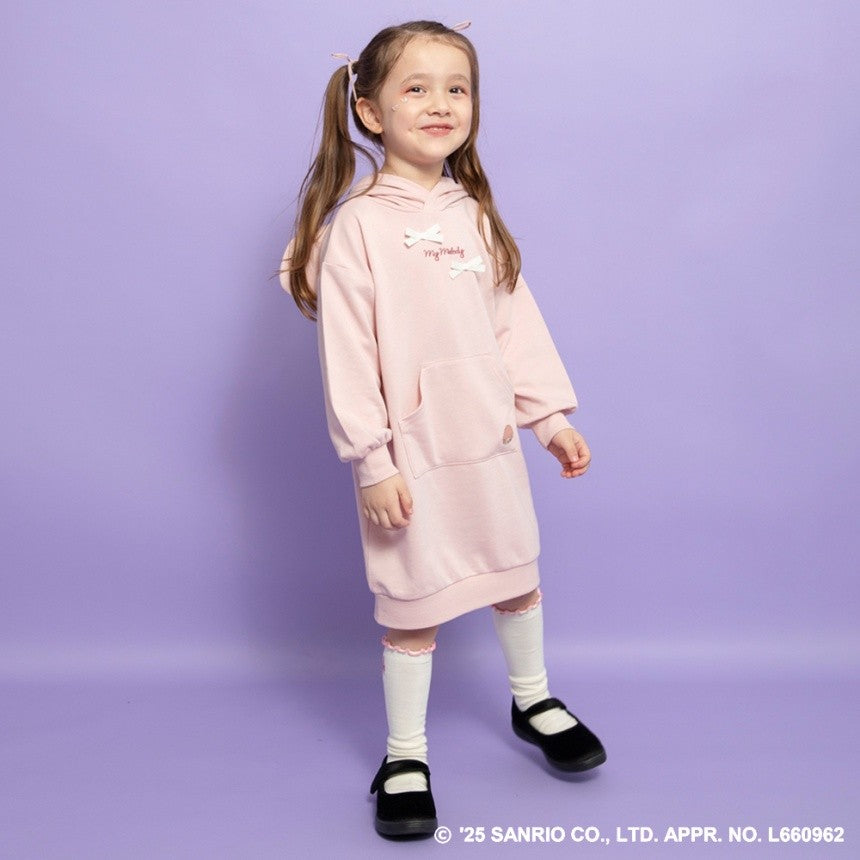 日本童裝 Branshes x Sanrio 連帽衛衣裙 80-150cm 女童款 秋季 DRESSES