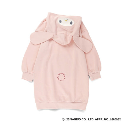 日本童裝 Branshes x Sanrio 連帽衛衣裙 80-150cm 女童款 秋季 DRESSES