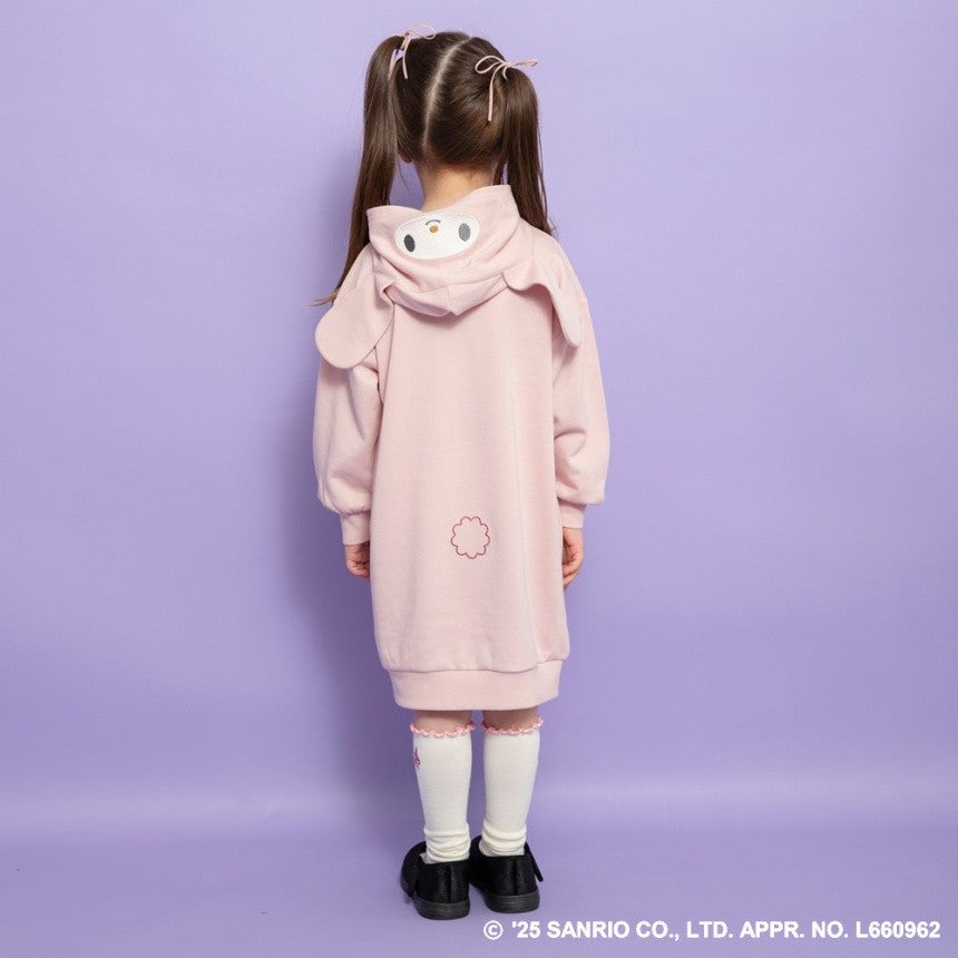 日本童裝 Branshes x Sanrio 連帽衛衣裙 80-150cm 女童款 秋季 DRESSES