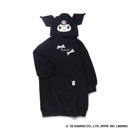 日本童裝 Branshes x Sanrio 連帽衛衣裙 80-150cm 女童款 秋季 DRESSES