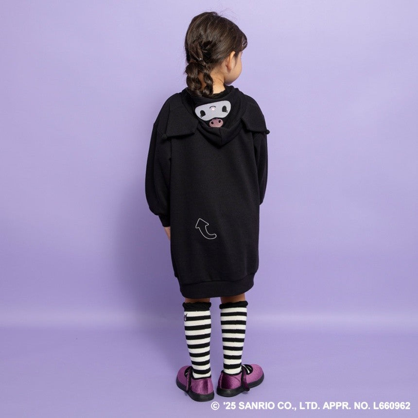 日本童裝 Branshes x Sanrio 連帽衛衣裙 80-150cm 女童款 秋季 DRESSES