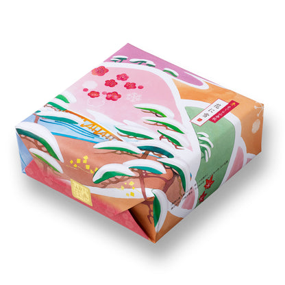 日本直送 京都 小倉山莊 冬天的山春秋 花上雪禮盒 4/8/12/16/24袋入 新年行運發財特輯 Happy New Year 馬年 限定手信