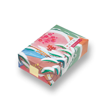 日本直送 京都 小倉山莊 冬天的山春秋 花上雪禮盒 4/8/12/16/24袋入 新年行運發財特輯 Happy New Year 馬年 限定手信