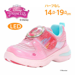 日本直送 moonstar Disney Ariel LED發光 抗菌防臭 健康機能兒童鞋 14-19cm 女童款 鞋系列