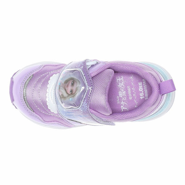 日本直送 moonstar Disney Frozen LED發光 抗菌防臭 健康機能兒童鞋 14-19cm 女童款 鞋系列