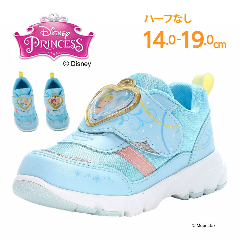 日本直送 moonstar Disney Princess 抗菌防臭 健康機能兒童鞋 14-19cm 女童款 鞋系列