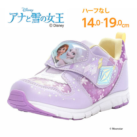 日本直送 moonstar Disney Frozen 抗菌防臭 健康機能兒童鞋 14-19cm 女童款 鞋系列