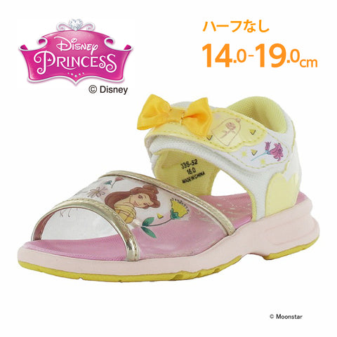 日本直送 moonstar Disney Princess 美女與野獸 Belle  健康機能兒童鞋 14-19cm 女童款 鞋系列