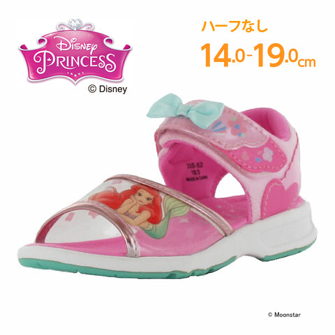 日本直送 moonstar Disney Princess Ariel 健康機能兒童鞋 14-19cm 女童款 鞋系列