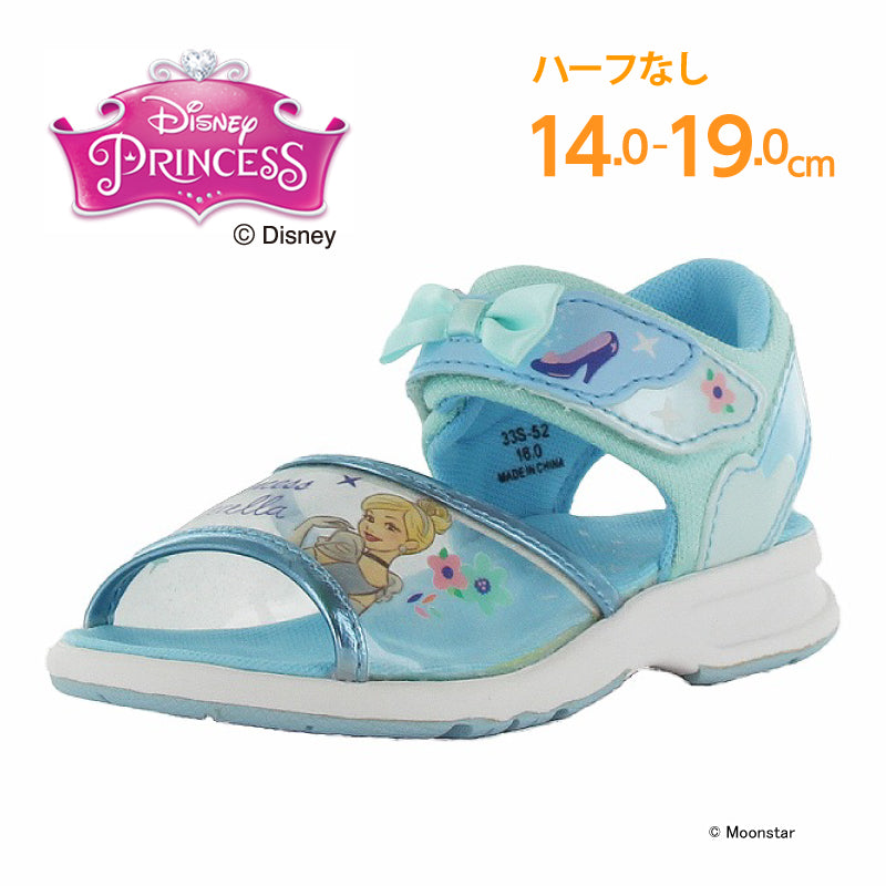 日本直送 moonstar Disney Princess Cinderella 健康機能兒童鞋 14-19cm 女童款 鞋系列