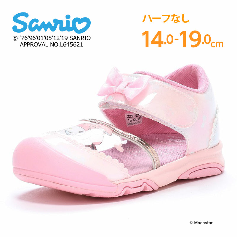 日本直送 moonstar Sanrio My Melody 健康機能兒童鞋 14-19cm 女童款 鞋系列