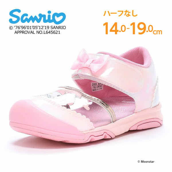 日本直送 moonstar Sanrio My Melody 健康機能兒童鞋 14-19cm 女童款 鞋系列