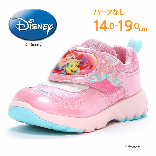 日本直送 moonstar Disney Ariel 抗菌防臭 健康機能兒童鞋 14-19cm 女童款 鞋系列