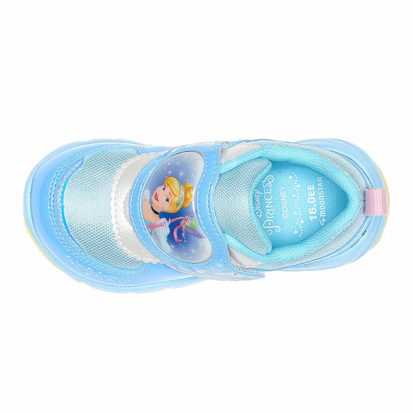 日本直送 moonstar Disney 灰姑娘 抗菌防臭 健康機能兒童鞋 14-19cm 女童款 鞋系列