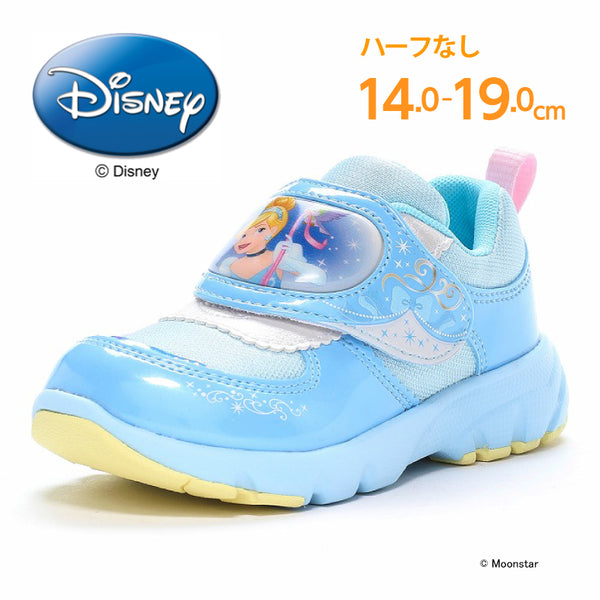 日本直送 moonstar Disney 灰姑娘 抗菌防臭 健康機能兒童鞋 14-19cm 女童款 鞋系列