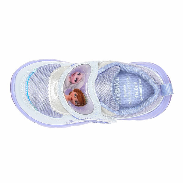 日本直送 moonstar Disney Frozen 抗菌防臭 健康機能兒童鞋 14-19cm 女童款 鞋系列