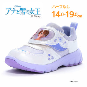 日本直送 moonstar Disney Frozen 抗菌防臭 健康機能兒童鞋 14-19cm 女童款 鞋系列