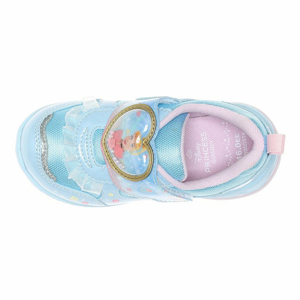 日本直送 moonstar x Disney 抗菌防臭 LED 運動鞋 健康機能兒童鞋 14-19cm 女童款 鞋系列