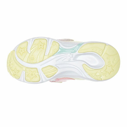 Moonstar x Disney LED Flashing Lights with Ag+ Antibacterial and Deodorant Functional Children's Shoes (14-19cm) Direct from Japan (Girls' Shoes)