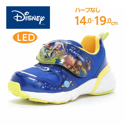 Moonstar x Disney LED Flashing Lights with Ag+ Antibacterial and Deodorant Functional Children's Shoes (14-19cm) Direct from Japan (Boys' Shoe Series)