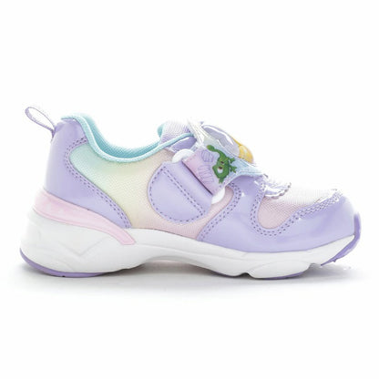 Moonstar x Disney LED Flashing Lights with Ag+ Antibacterial and Deodorant Functional Children's Shoes (14-19cm) Direct from Japan (Girls' Shoes)