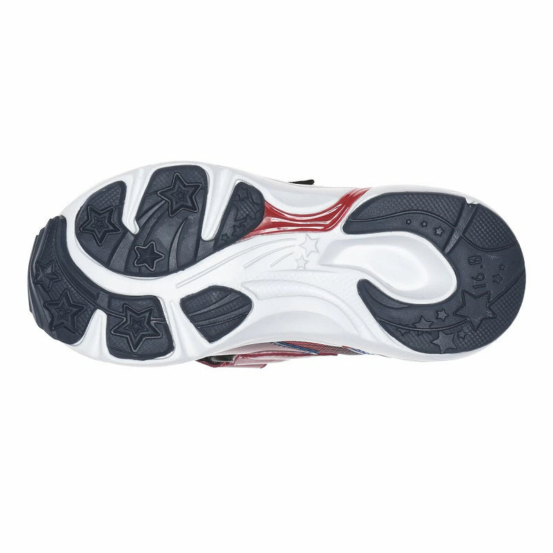 Moonstar x MARVEL LED Flashing Ag+ Antibacterial and Deodorant Children's Shoes (14-19cm) Direct from Japan (Boys' Shoes)