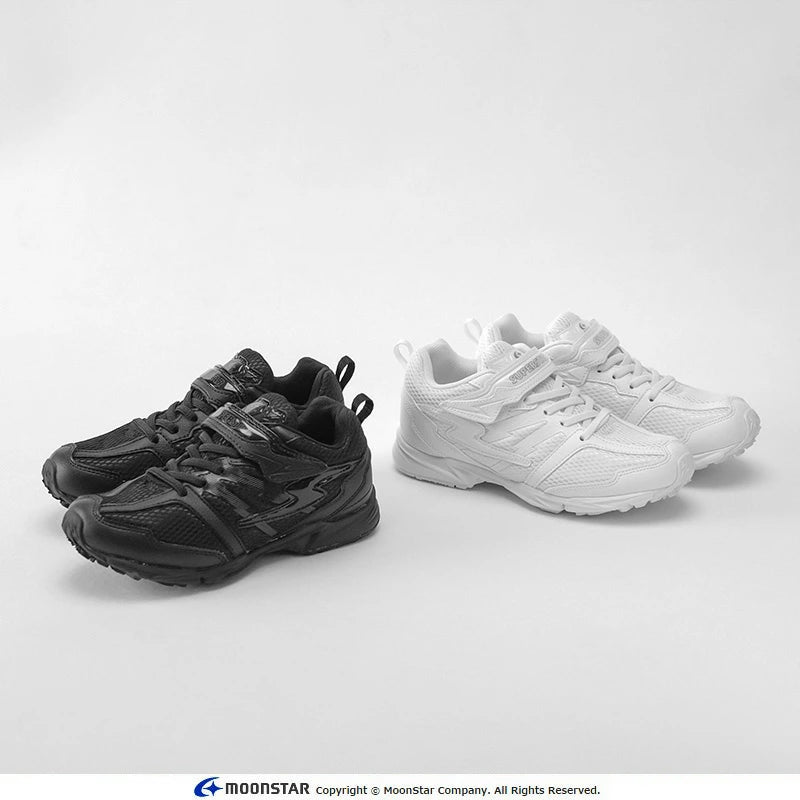 Moonstar Banxue Shoes (Lightweight/Antibacterial/Deodorant/Power Spring Sole) Direct from Japan. Functional and healthy children's athletic shoes (15-24.5cm). Boys' and girls' styles.