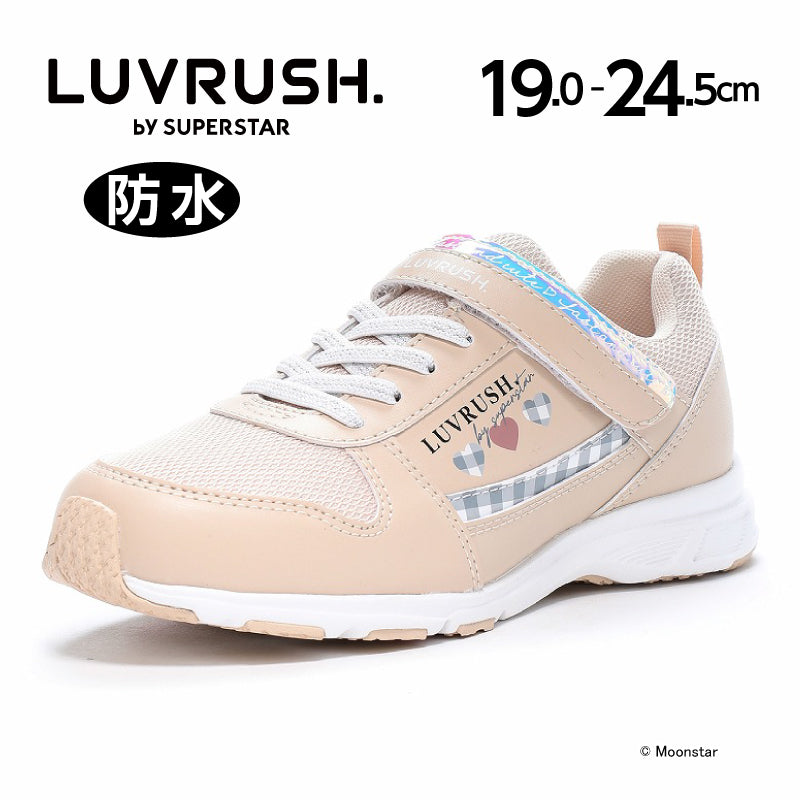 日本直送 moonstar LUVRUSH 防水 抗菌防臭 健康機能兒童鞋 19-24.5cm 女童款 鞋系列