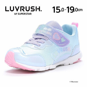 日本直送 moonstar LUVRUSH 抗菌防臭 健康機能兒童鞋 15-19cm 女童款 鞋系列