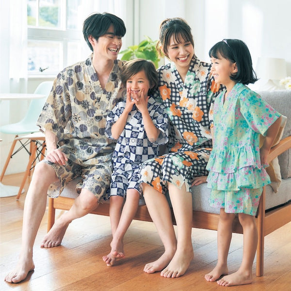 日本童裝 Disney 雙層紗 日本甚平 S-3L 大人款 夏季 日本和服