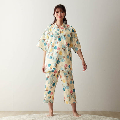 Disney Japanese children's clothing, Jinbei Japanese Kimono S-3L, Adult size, Other brand children's clothing, TOPS PANTS, Japanese Summer Festival Special