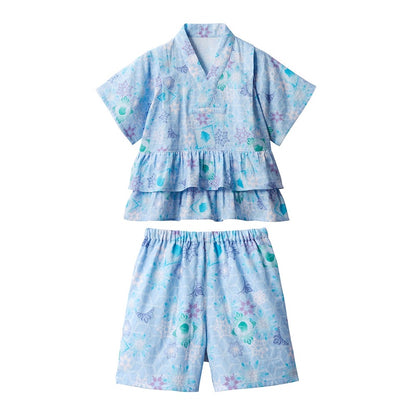 Disney Japanese children's clothing, Jinbei Japanese kimono, 100-150cm, for girls, summer, other brand children's clothing, TOPS PANTS, Japanese Summer Festival Special