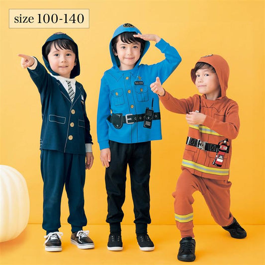 日本直送 工作服 100-130cm 男童款 萬聖節 Cosplay服裝 Halloween攪鬼特輯