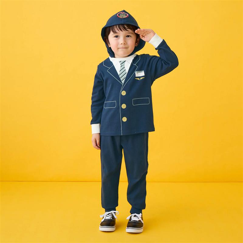 日本直送 工作服 100-130cm 男童款 萬聖節 Cosplay服裝 Halloween攪鬼特輯