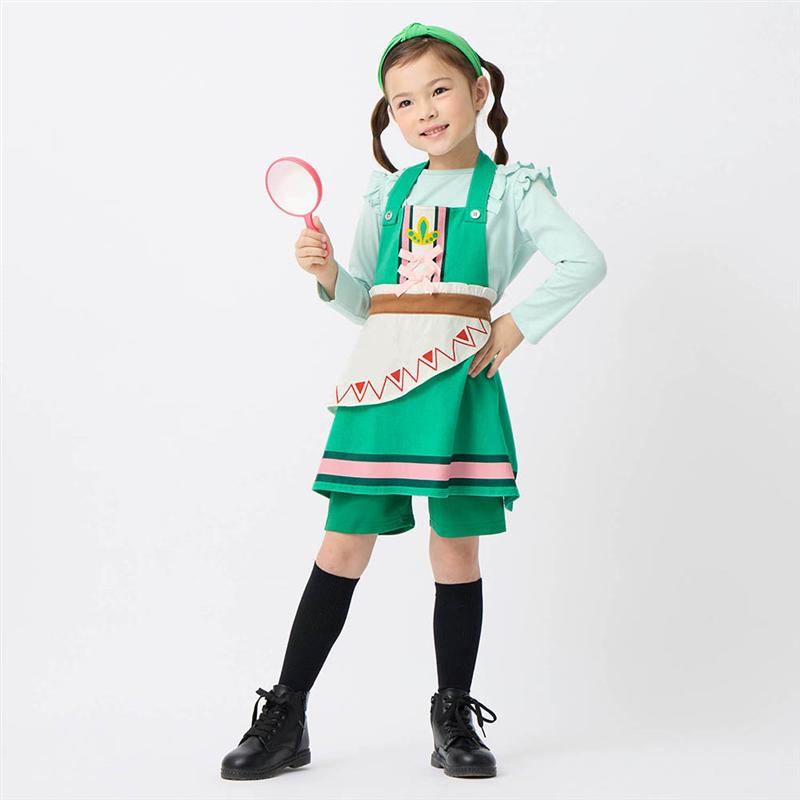 日本直送 廚房戰隊圍裙 100-130cm 女童款 萬聖節 Cosplay服裝 Halloween攪鬼特輯