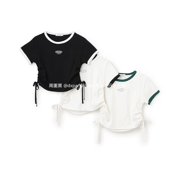 Lovetoxic Japanese children's clothing drawstring top 130-160cm girls summer TOPS 