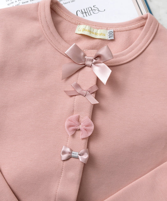Japanese children's clothing panpantutu bow coat 80-140cm girls summer OUTERWEAR 
