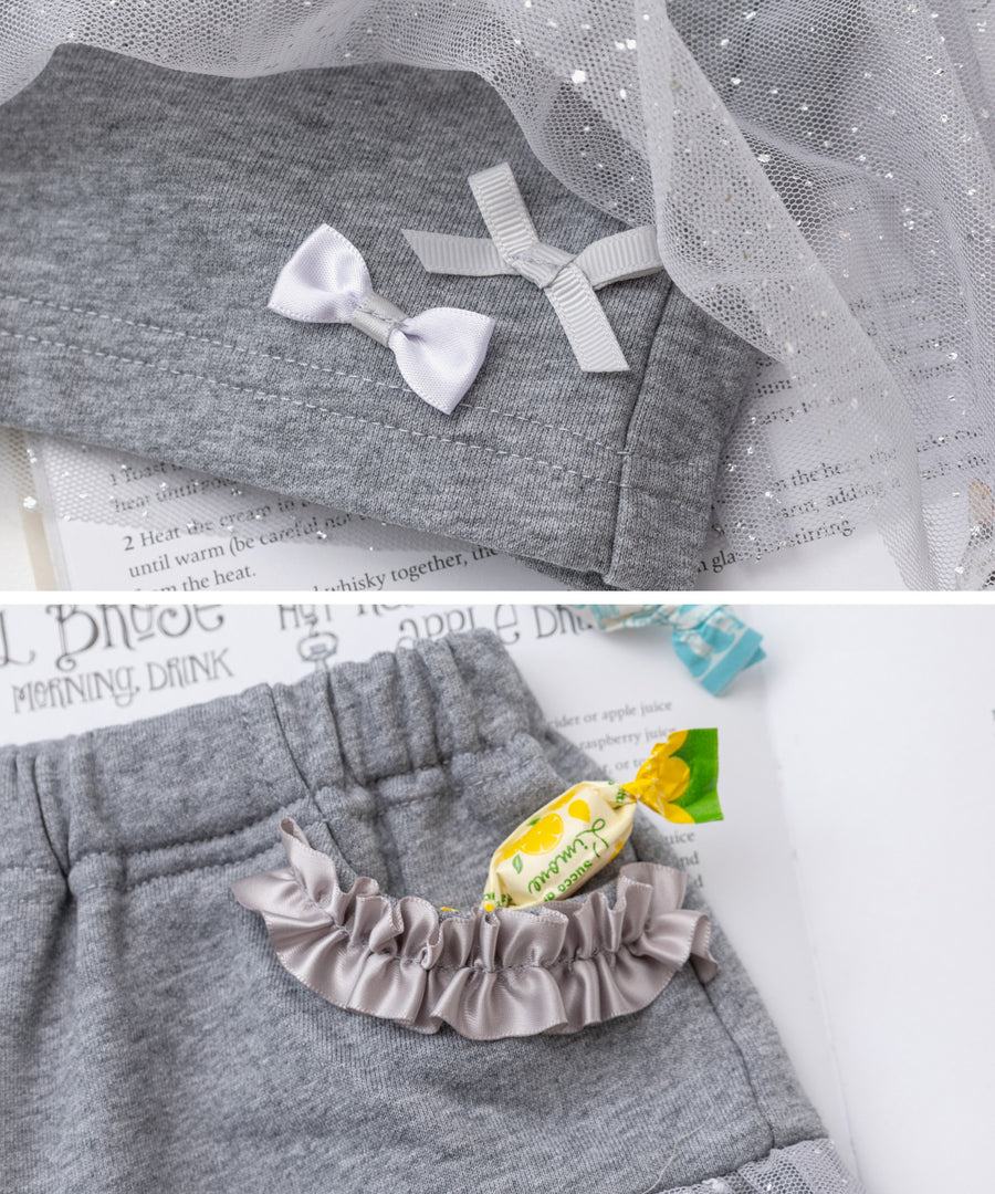 Japanese children's clothing panpantutu chiffon shorts 90-150cm girls summer PANTS 