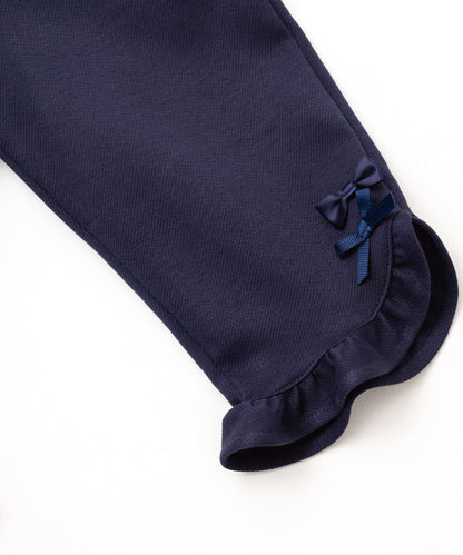 Japanese children's clothing panpantutu bow stretch pants 90-140cm girls summer PANTS 