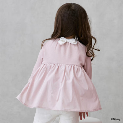 日本童裝 pe#main x Disney 珍珠拼接上衣 80-130cm 女童款 秋季 TOPS