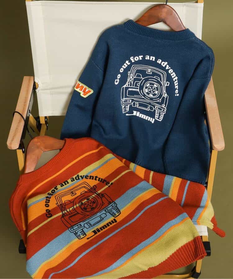 日本童裝 BREEZE x Jimny 衛衣 80-140cm 親子裝 男童款/女童款 冬季 Tops