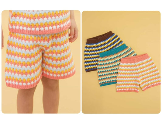 Japanese children's clothing BREEZE knitted shorts 80-130cm boys'/girls' summer PANTS 