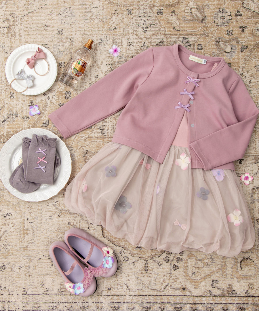 日本童裝 panpantutu 蝴蝶結外套 80-150cm 女童款 夏季 OUTERWEAR