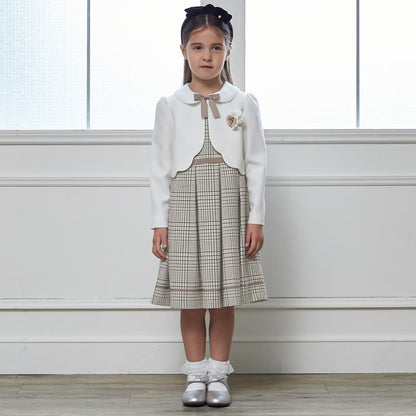 日本童裝 pe#main 禮服兩件套裝 110-130cm 女童款 冬季 OUTERWEAR DRESSES 面試/宴會/表演