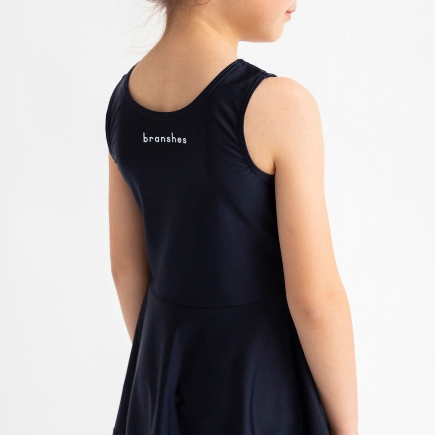 Japanese children's clothing Branches UV protection suspender swimsuit suitable for school 120-150cm girls summer swimsuit special edition 