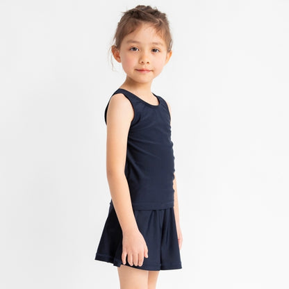 Japanese children's clothing Branches UV protection two-piece swimsuit suitable for school classes 120-150cm girls summer swimsuit special edition 